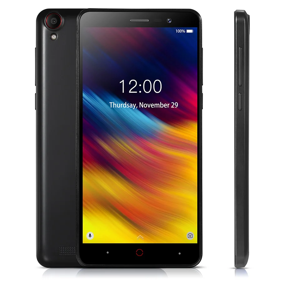 Дешевый 3g мобильный телефон Doogee X100 5,0 дюймов Android 8,1 Celular MTK6580 четырехъядерный 1 ГБ ОЗУ 8 Гб ПЗУ 4000 мАч wifi gps смартфон - Цвет: Black