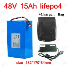 Электрический велосипед 48 в 500 Вт Lifepo4 48 В 15ah батарея+ 3A зарядное устройство складной велосипед электрический мопед, скутер мешок батарея учебный робот