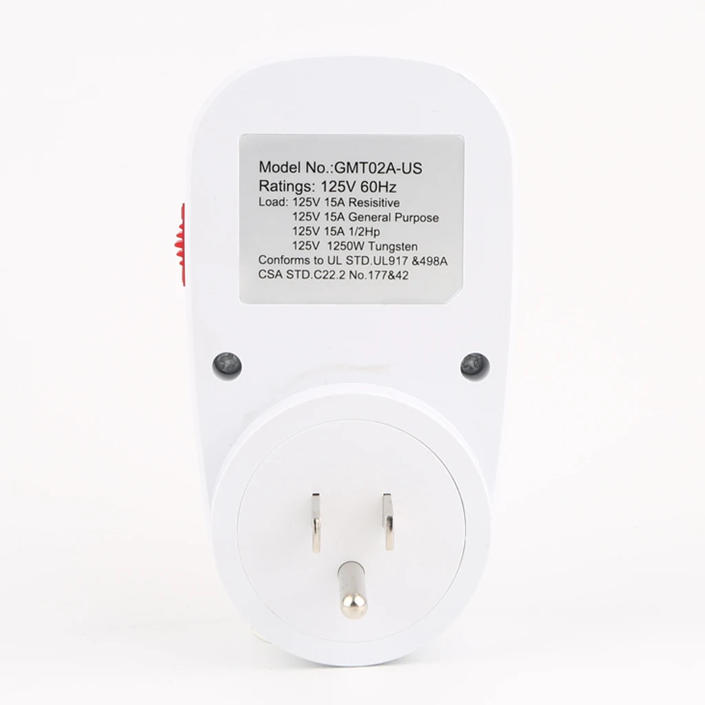 7 Days 24 Hours Digital Timer Switch US Plug Kitchen Smart Power Timer Outlet Programmable Timing Socket