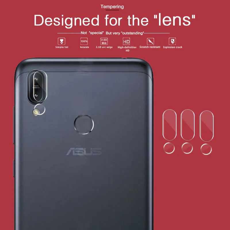 

High Quality Camera Lens Tempered Glass For ASUS ZENFONE MAX M2 ZB632KL ZB633KL Back Lens Screen Protector Anti-Scratch Glass