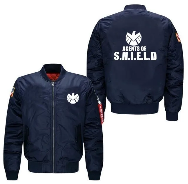 

USA size 2019 NEW Flight Jacket Agents of Shield S.H.I.E.L.D. High Quality clothing mens Air Force Men Bomber baseball Jacket