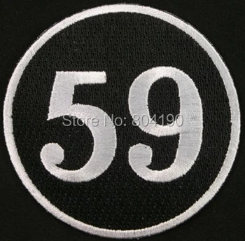 

59 Club Patch Fifty Nine Club Cafe Racers Outlaw MC Embroidered Motorcycle Biker Vest Patch SEW ON IRON ON Badge
