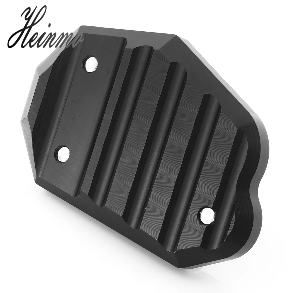 For Kawasaki Z800 Z1000 Z1000SX Ninja 400R 650650R 1000 ZX-6R10R ER4N4F ER6N6F Versys 650 Motorcycle Kickstand Enlarge Plate (34)