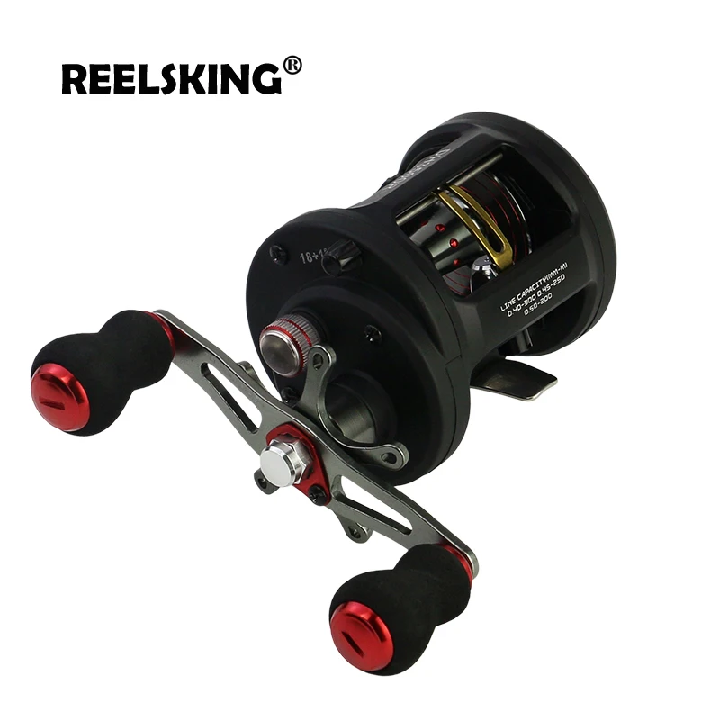 Цельнометаллическая синхронная направляющая REELSKING 6 3: 1 для морской рыбалки