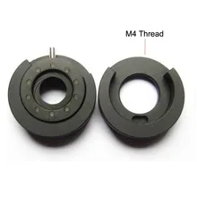 1-12 мм регулируемый Ирис конденсатор ирисовой Диафрагмы конденсатор для камеры модуль микроскопа M4 резьба 10 лопастей металлические части Настраиваемые