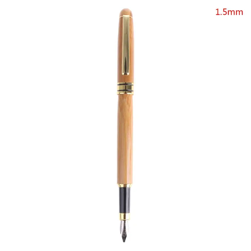 Бамбуковая каллиграфия художественная авторучка зубило остроконечное перо 0,7 мм-3,0 мм пишущий инструмент - Цвет: 1.5mm