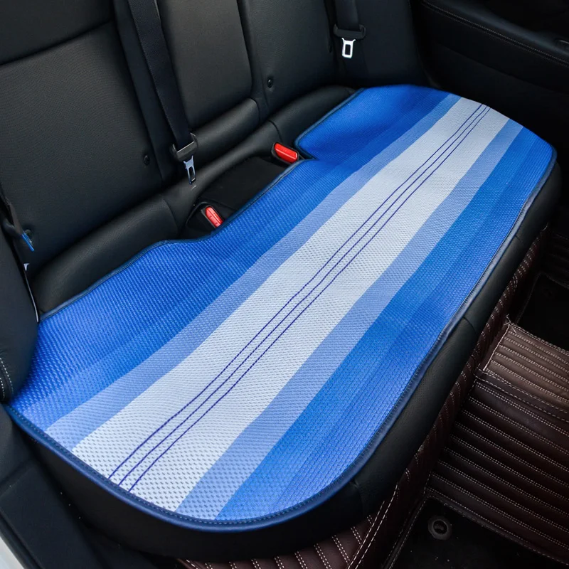 

KKYSYELVA 1pcs Automobiles Interior Accessories Summer Driver Seat Cushion Car Chair Pad Universal Car seat covers