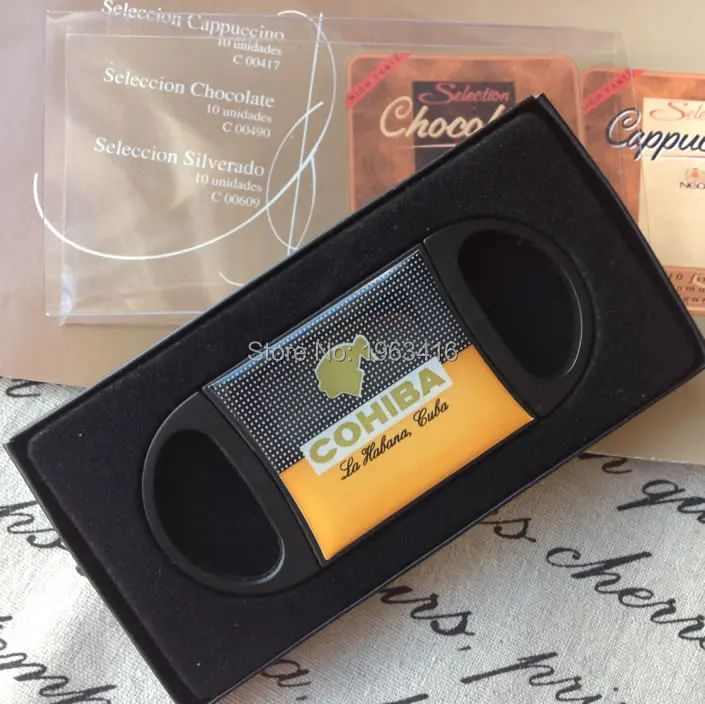 Free Shipping! Closed End Cohiba 56 ring gauge Plastic cigar cutter
