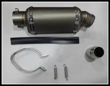 51mm stainless steel Imitation Titanium motorcycle Scooter Cross country motorcycle 60cc 250cc muffler Motorcycle muffler