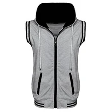 Zogaa Brand new men jacket sleeveless hooded men coat casual zipper streetwear men Simple designer clothes for mens jackets 2018