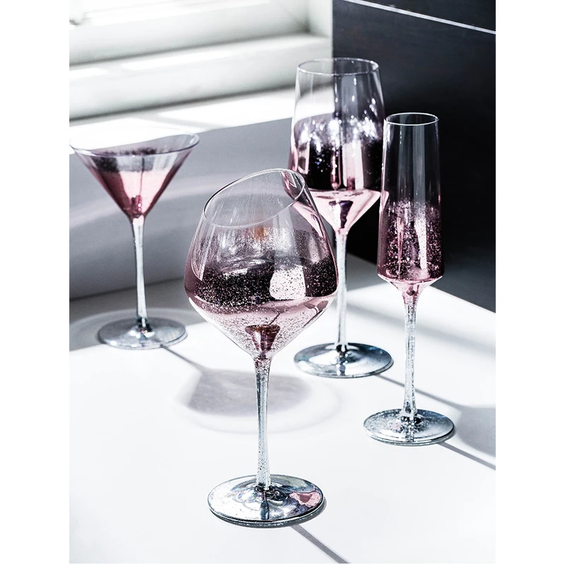 

Creative Lead-free crystal glass Starry sky wine glass Goblet cocktail cup home Party champagne cup Personality glass Drinkware