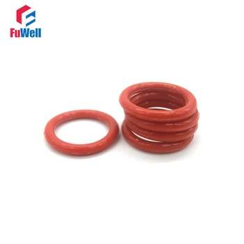 

20pcs 5mm CS O Ring Seal Gasket Red Silicon OD 35mm-75mm Oring Seals Good Elasticity VMQ O Ringen Sealing Gasket Gromment