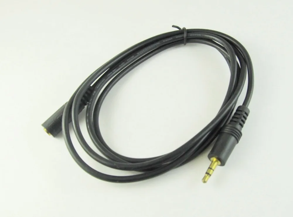 10pcs 3.5mm Stereo Headphone Jack Extension Audio Cable Lead Gold Male