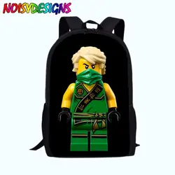 16 дюйма 2018 последним Ninjago мешок детей школьные сумки мультфильм 3D печатных сумки туристические рюкзаки для детей студенты