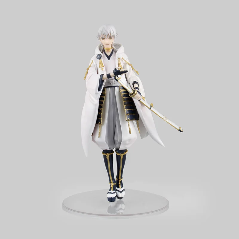 

Free Shipping 8" Anime Touken Ranbu Online Tsurumaru Kuninaga Boxed 21cm PVC Action Figure Collection Model Doll Toy Gift