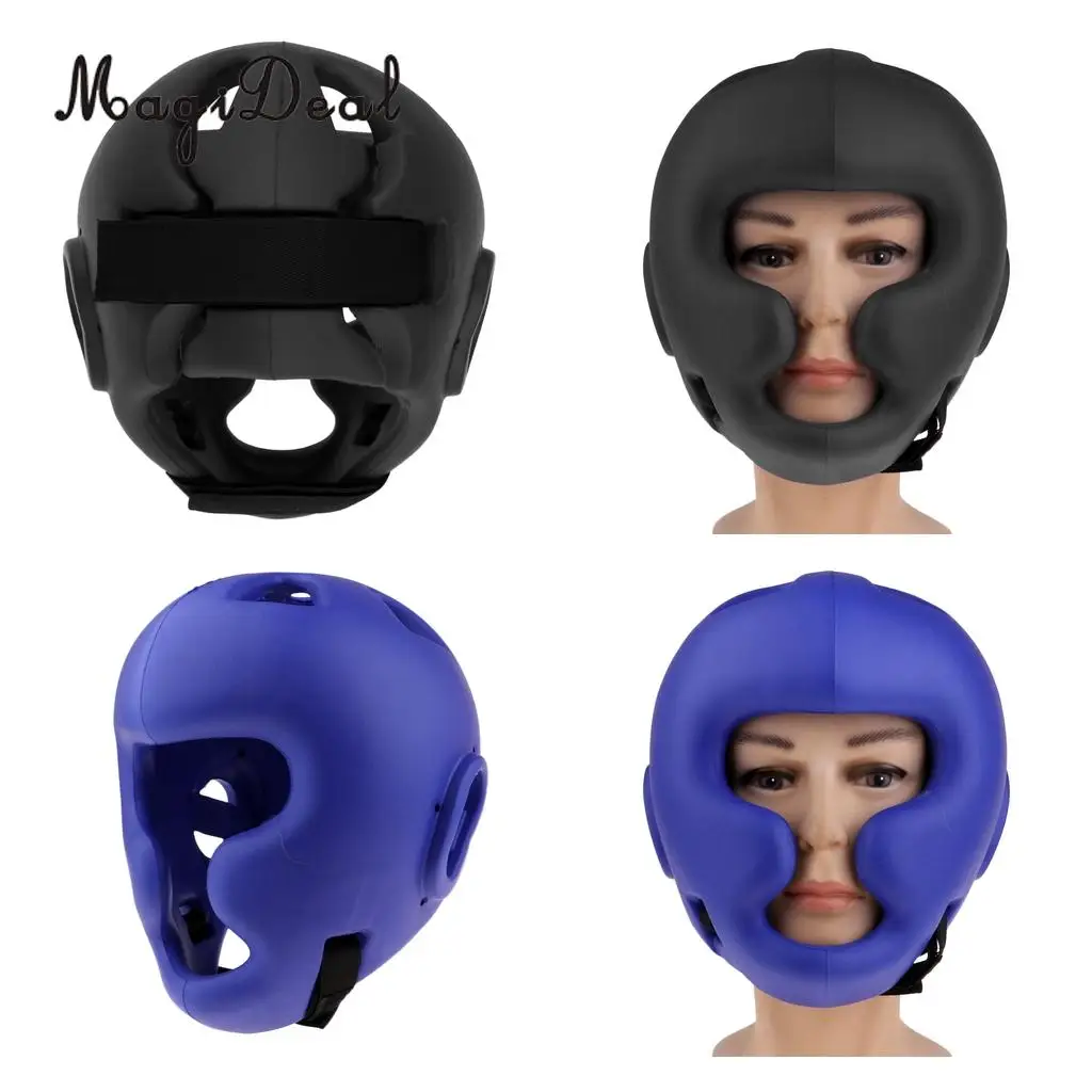 MagiDeal Essential Boxing MMA Kickboxing Headgear Protective Gear Professional Lightweight Foam boxing head guard safety Helmet