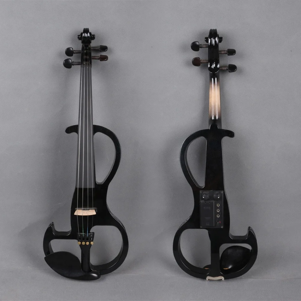 Yinfente 4/4 Electric Violin Full Size High Quality Ebony Fittings Free