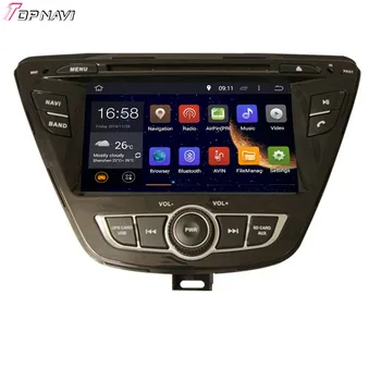 

Topnavi 7'' Quad Core Android 6.0 Car GPS Navigation for HYUNDAI ELANTRA/AVANTE 2014- Autoradio DVD Multimedia Audio Stereo