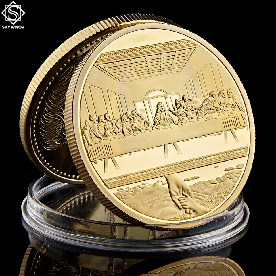 Jesus Revival Last Supper Coins European Christian Bible Collecting Commemorative Coins