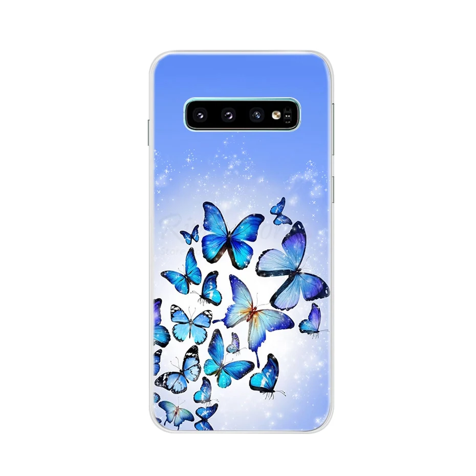 Для samsung S10 чехол TPU Мягкая силиконовая задняя крышка для samsung Galaxy S10 Plus чехол для samsung S10e Lite чехол для телефона чехол бампер - Цвет: Белый