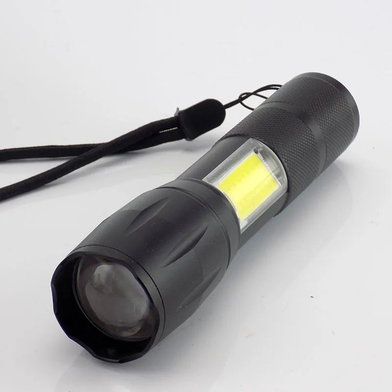 2 способа высокой мощности T6 COB Led вспышка светильник фонарь Портативный мини масштабируемый светильник для кемпинга рыбалки чтения