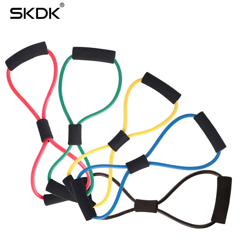 1PC Yoga Training Bands Chest Expander Pull Rope Elastic Fitness Gym Bodybuilding Workout Anti-Rally Rubber Resistance Bands 1PC Yoga Training Bands Chest Expander Pull Rope Elastic Fitness Gym Bodybuilding Workout Anti-Rally Rubber Resistance Bands