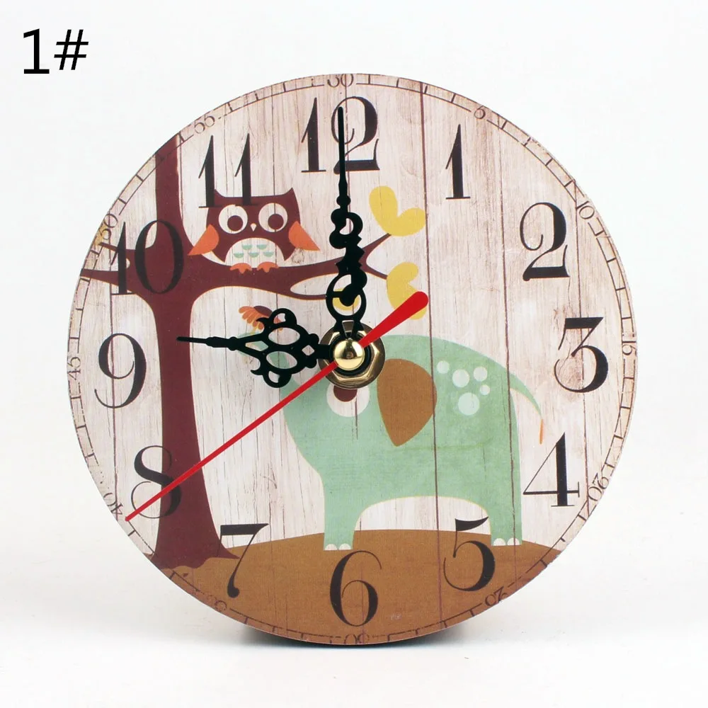 

2019 new retro round wall clock for any scene decoration