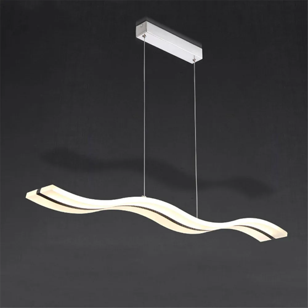 Buy Modern Popular wave shape 38W Acryl pendant light