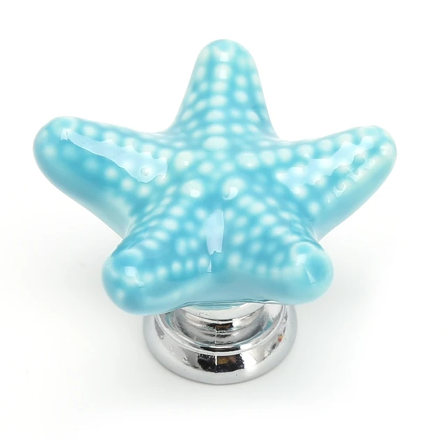 Buy Starfish Shape Knobs Cupboard Drawer Pull Kitchen