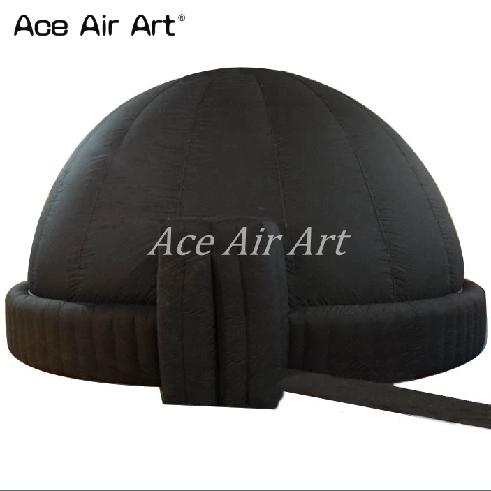 

5 m diameter with white screen inside black cover outside Inflatable Projection planetarium dome