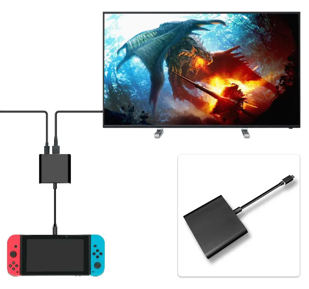 Адаптер EastVita type C USB HDMI концентратор адаптер для переключателя rend конвертер док