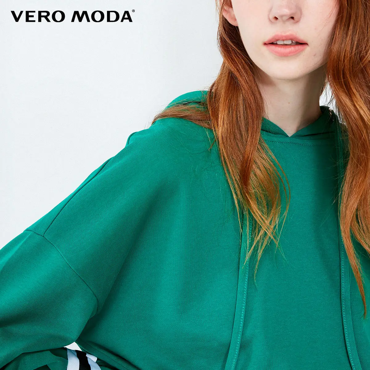 Vero Moda Women's Low-high Flared Cuffs Lace-up Hoodie Sweatshirt | 318333502 Vero Moda Women's Low-high Flared Cuffs Lace-up Hoodie Sweatshirt | 318333502