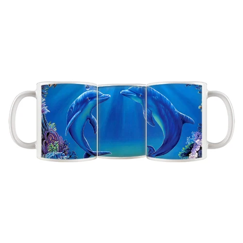 Belli i delfini custom made caffè tazza di tè 11 oz home office tazza