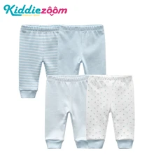Штаны для новорожденных мальчиков и девочек мягкие полосатые штаны унисекс из хлопка для малышей штаны для малышей с эластичной резинкой на талии, 3-24 мес