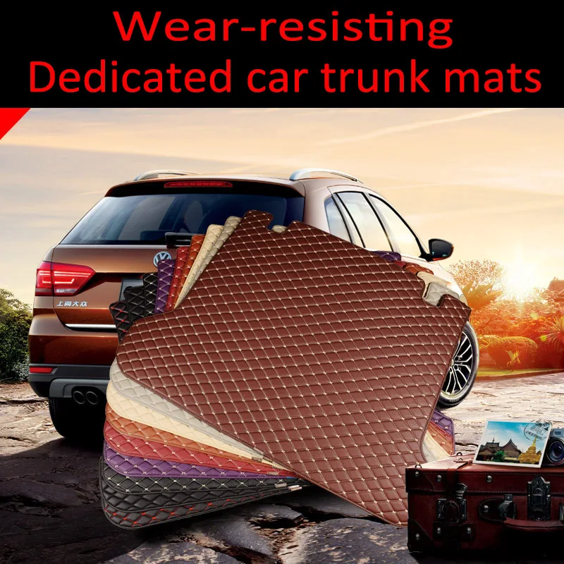 

Custom fit car Trunk mats for Volkswagen CC Eos Golf Passat Tiguan sharan 5D carpet floor liner