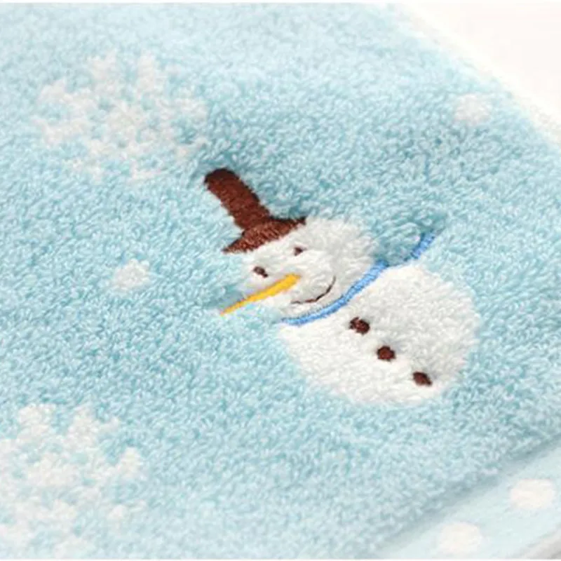 Купальные полотенца для детей милые снеговик Снежинка узор полотенца для мальчиков и девочек мочалки для новорожденных вещи для Ванной