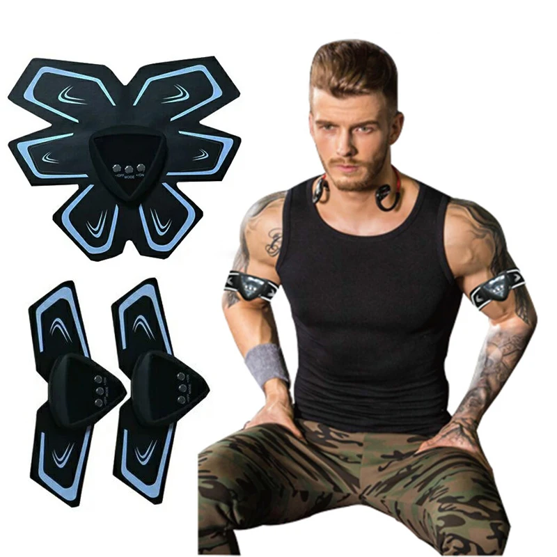

Electronic LCD Display Screen Abdominal Muscle Trainer Slimming Abdomen Arm Sticker Wireless Muscle Trainer Press Stimulator