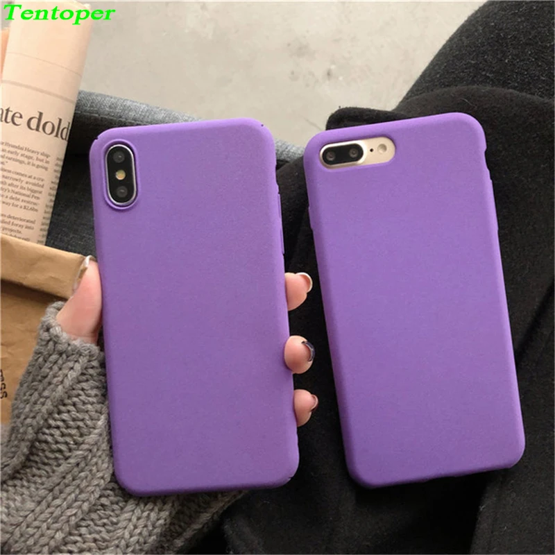 

Retro Purple Phone Case For Xiaomi mi6 Redmi 5/ Redmi 4A Note4x Soft Hard Matte Cover For iphone X 8 7 6 For Samsung S8 S9 Plus