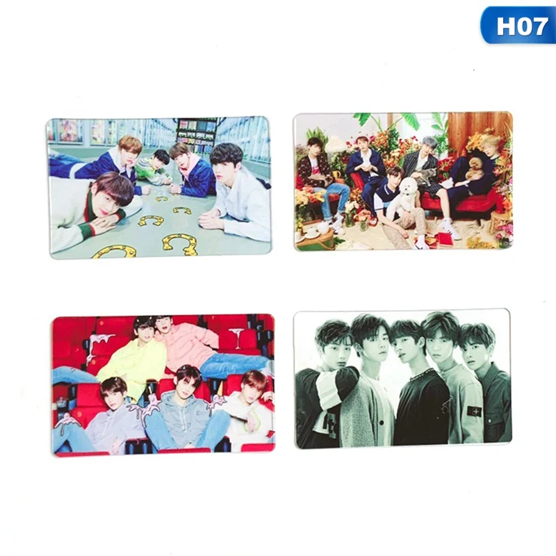4 шт. K-pop BLACKPINK TWICE GOT7 TXT SEVENTEEN IZONE ПВХ прозрачная подвесная Фотокарта альбом Фотокарта для фанатов коллекция подарок