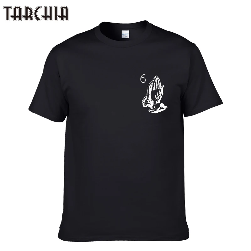 TARCHIA 2017 new summer sixteen hand t shirt cotton tops tees men short sleeve boy casual
