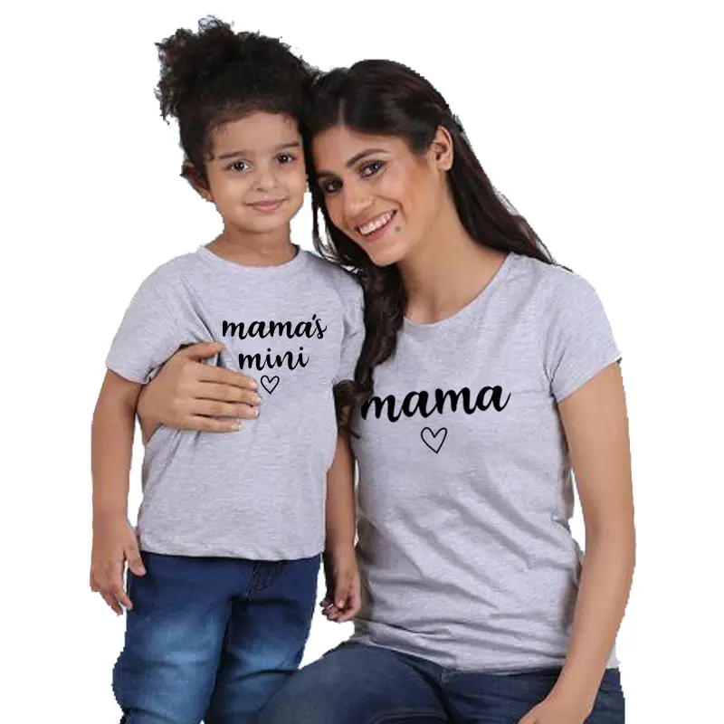 Одежда «Мама и я» семейная футболка для мамы, одежда для малышей одинаковые комплекты для мамы и дочки, одинаковые комплекты для мамы и дочки, для мамы и дочки