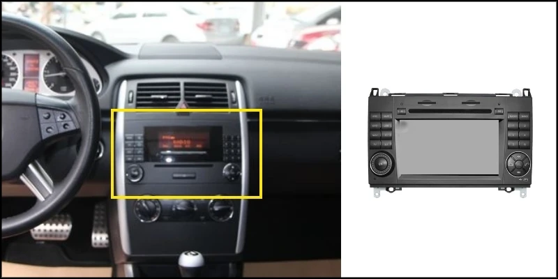 For Mercedes Benz MB B W245 2005~2011 LiisLee Multimedia TV DVD GPS Audio Hi-Fi Radio Original Style Navigation Advanced NAVI 1