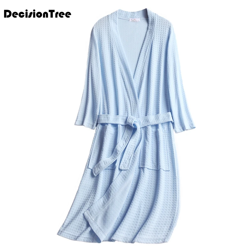 

2019 japanese kimono pajamas suits male robe gown set mens lounge bathrobe sleepwear loose man cotton pajamas lightwear