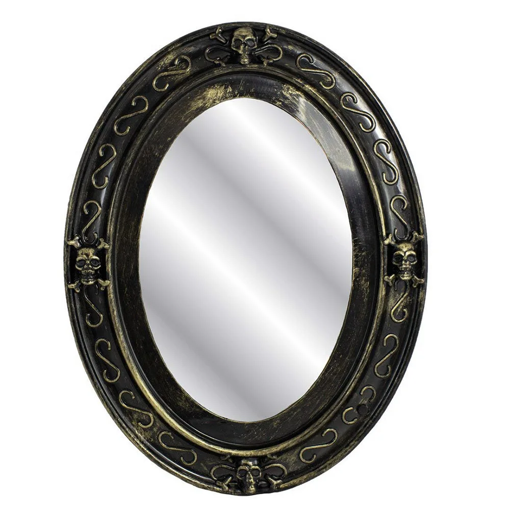 

Home Funny ghost mirror, strange sensor, touch sound and light, Halloween decoration, different functions