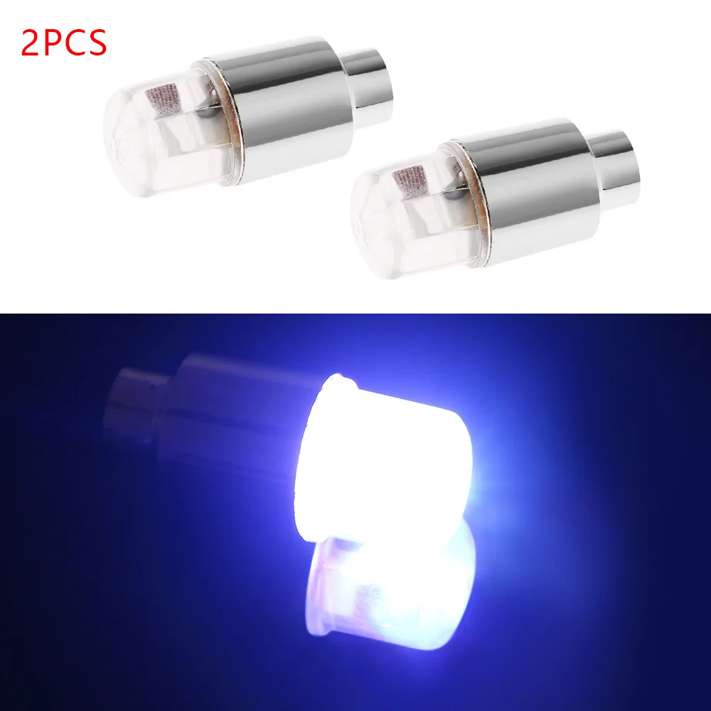 

2Pcs Colorful LED Dragonfly Car Wheel Tyre Decoration Tire Air Valve Stem Cap Light Lamp Vehicle valve stem Bicycle Decoration