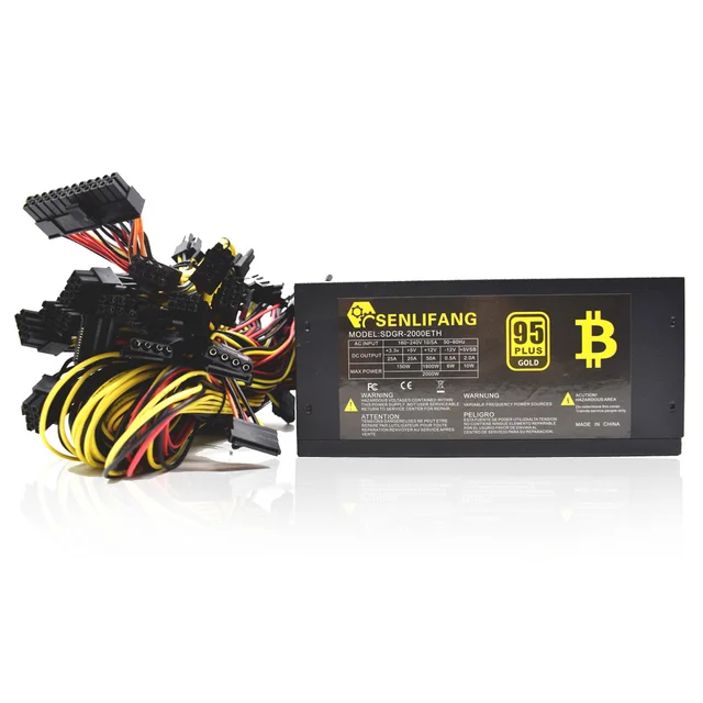 Best Offers 2000W ATX Computer Power Supply For Mining Machine Support 8 Pieces Graphics Card Original New