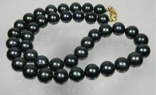 

Free Shipping >> Details about HOT 10-11MM TAHITIAN BLACK SOUTH SEA AAA+ PEARL NECKLACE 20 INCH 14k clasp