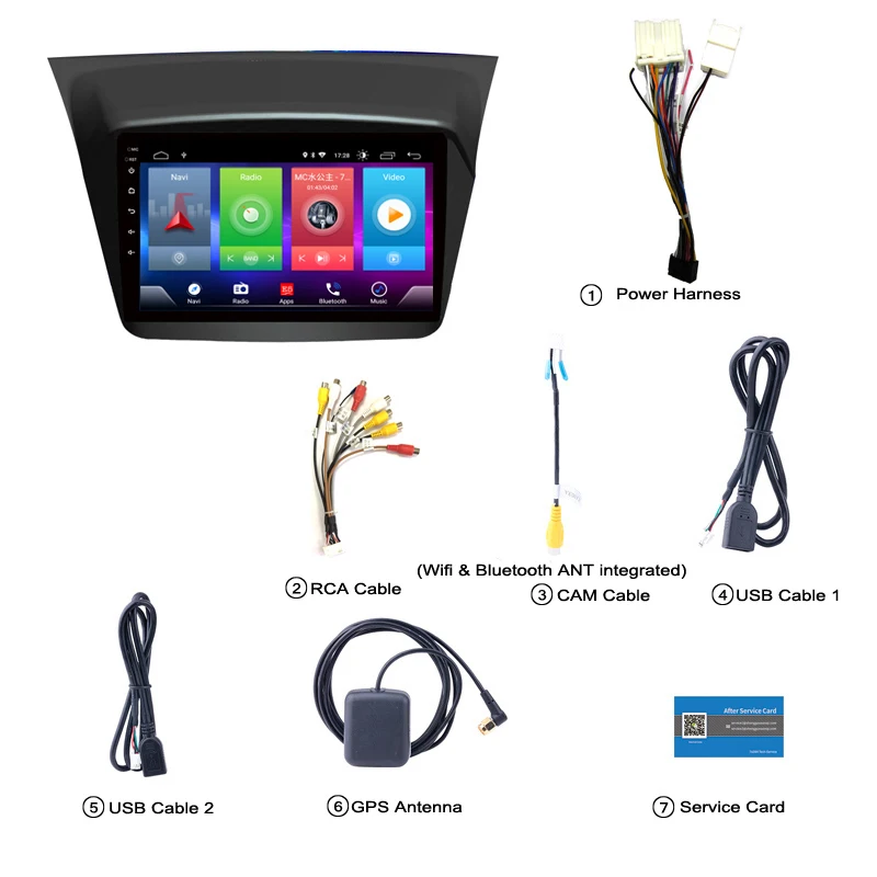 Perfect Car Android 8.1 Multimedia Player for MITSUBISHI Pajero Sport 2013-18 GPS Navigation Device USB bluetooth steering wheel control 2