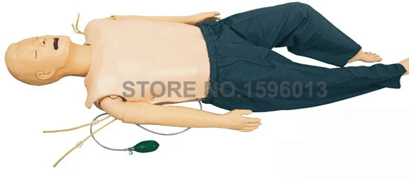 Медицинский манекен ACLS с тренировкой CPR и интубацией Trachea, манекен первой помощи, тренажер для интубации