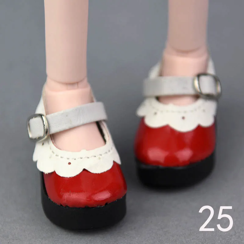 1/4 кукольные туфли на плоской подошве кожаные туфли принцессы с бабочкой для 1/4 Xinyi BJD SD 45-50 см кукольные 1:4 аксессуары для кукол - Цвет: 25